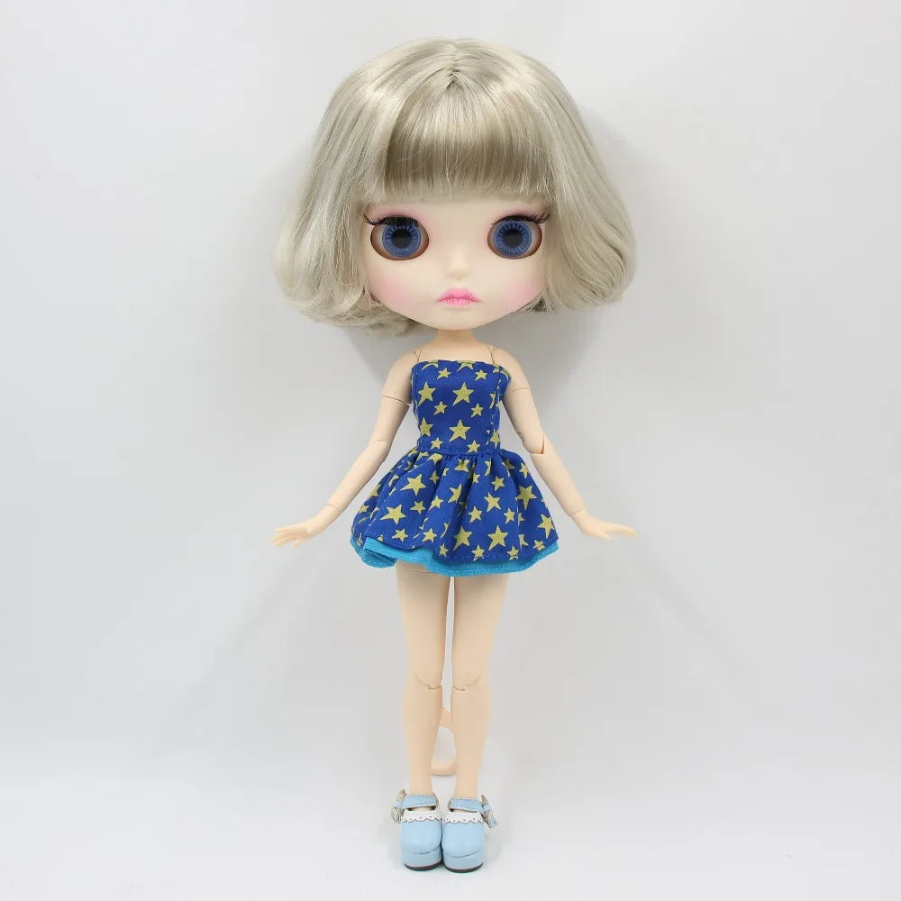 ICY DBS Blyth Doll combination doll with clothes shoes matte face shiny face 1/6 bjd 30cm anime toy girls gift