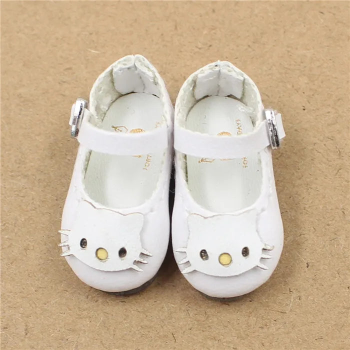 ICY DBS Blyth doll joint body shoes cat bow 2.5cm toy shoes anime cute shoes for doll girls