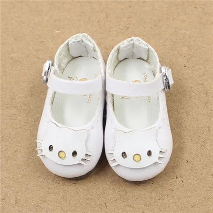 ICY DBS Blyth doll joint body shoes cat bow 2.5cm toy shoes anime cute shoes for doll girls