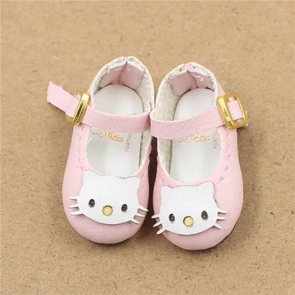 ICY DBS Blyth doll joint body shoes cat bow 2.5cm toy shoes anime cute shoes for doll girls