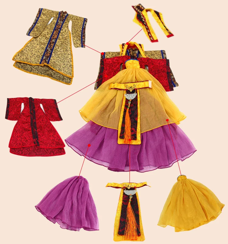 DBS East Charm Chinese style outfit gorgeous dress Ancient girl only clothes gift anime toy