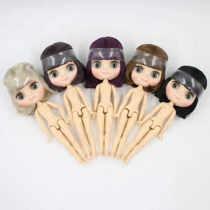 DBS blyth middie doll 1/8 TOY anime joint body short hair straight hair special offer nude doll 20cm girls gift