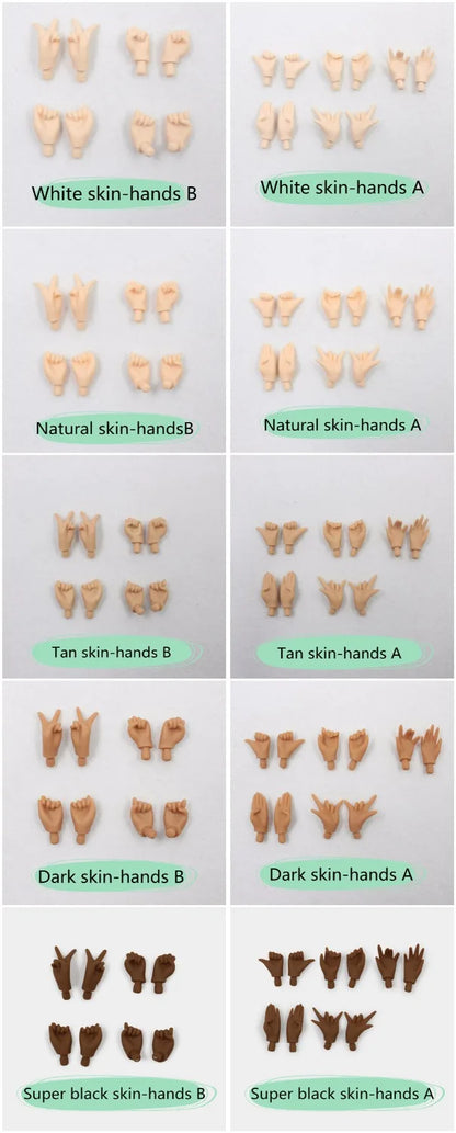 DBS blyth doll toy joint body bald head doll without eyechips, the scalp is loose, scalp without glue 30cm TOY diy