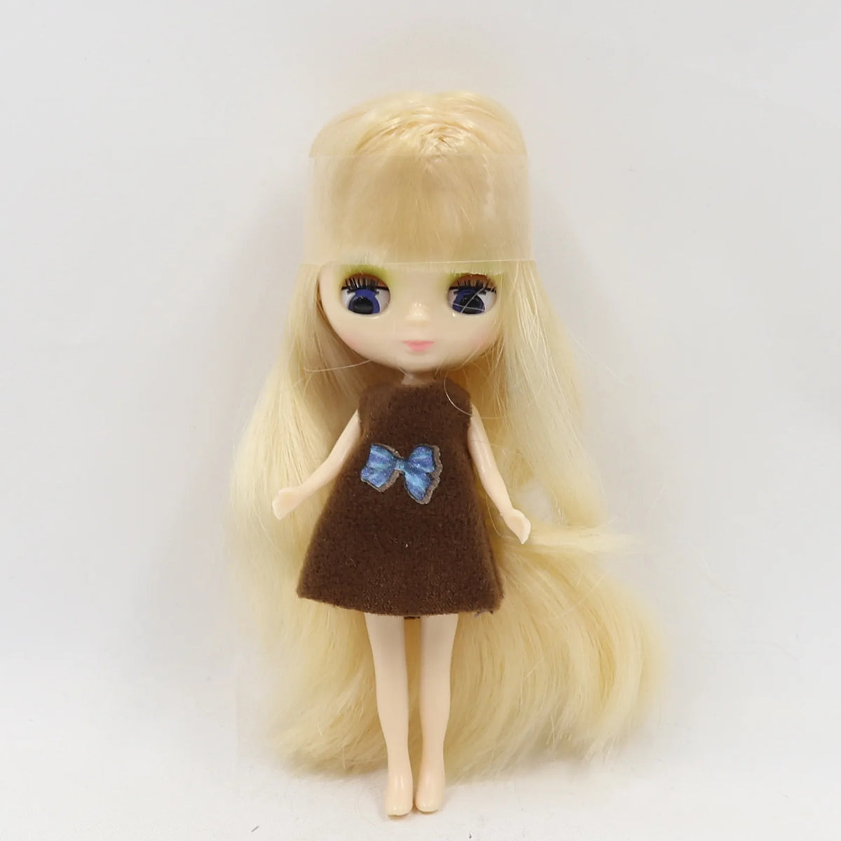 DBS blyth mini doll 10CM BJD normal body doll cute girls gift anime toy random dress