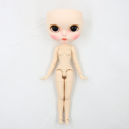 DBS Blyth doll bald head customized matte face white skin DIY custom DOLL anime girls