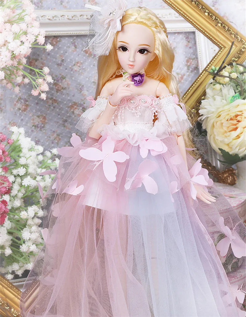 DBS 1/4 BJD DQ doll Diary Queen 45cm princess including clothes diary and handset
