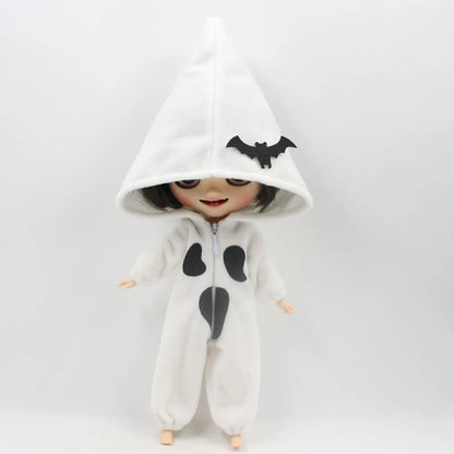 ICY DBS Blyth doll licca body happy halloween devil ghost dress bat hat outfit
