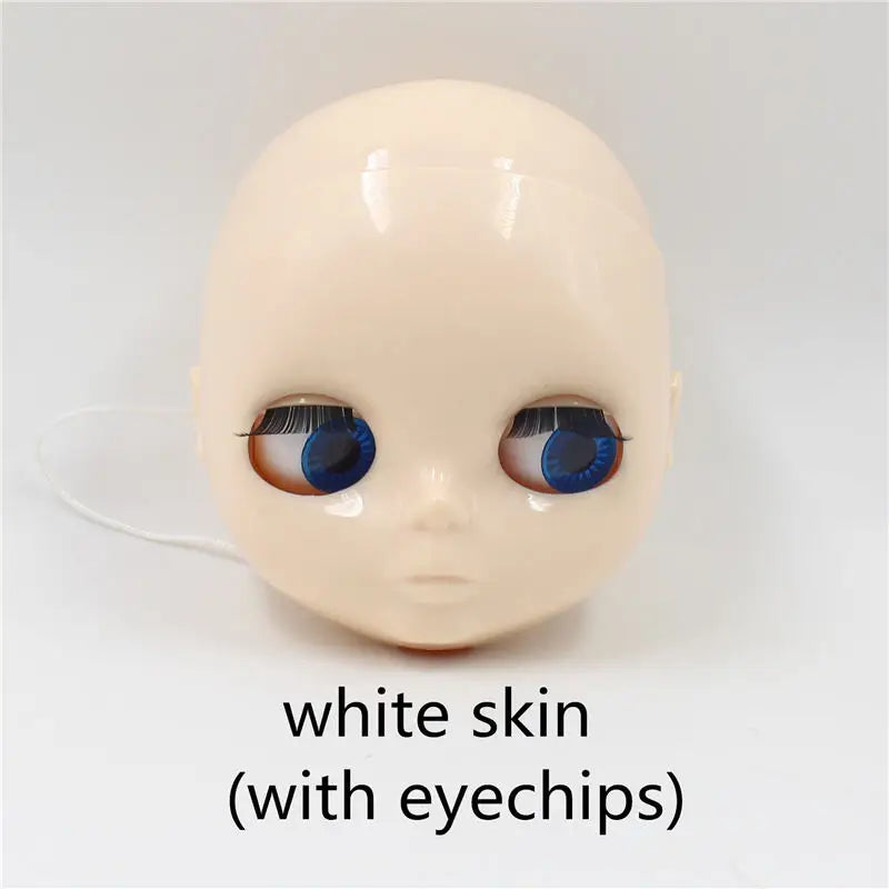 DBS blyth doll bald head without hair for custom face DIY doll, the scalp is loose, it is not assembled