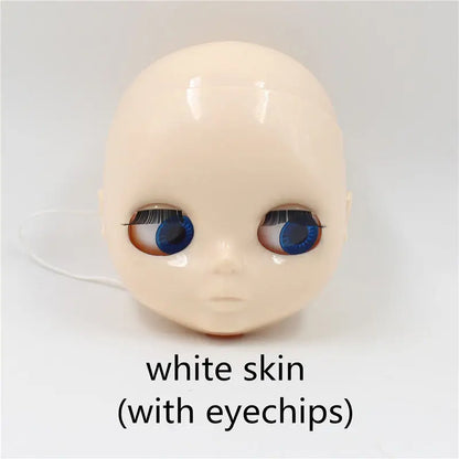 DBS blyth doll bald head without hair for custom face DIY doll, the scalp is loose, it is not assembled