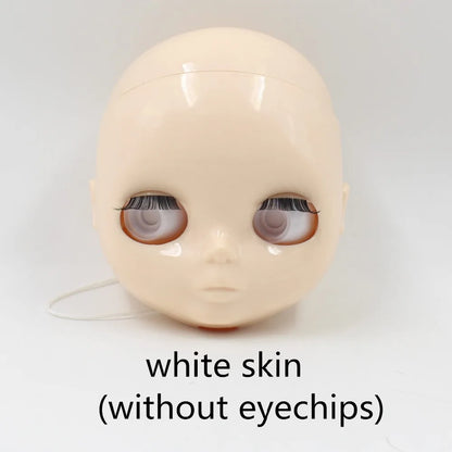 DBS blyth doll bald head without hair for custom face DIY doll, the scalp is loose, it is not assembled