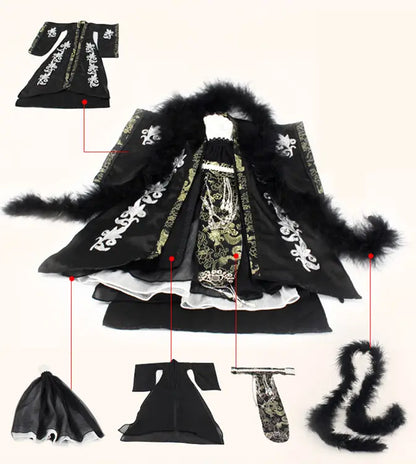 DBS East Charm Chinese style outfit gorgeous dress Ancient girl only clothes gift anime toy
