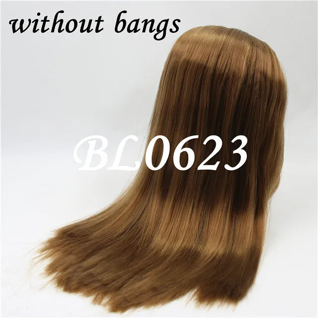 DBS blyth doll icy wig only rbl scalp and dome straight hair toy Accessory diy anime