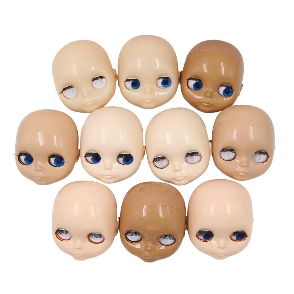 DBS blyth doll bald head without hair for custom face DIY doll, the scalp is loose, it is not assembled