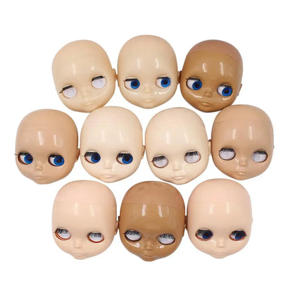 DBS blyth doll bald head without hair for custom face DIY doll, the scalp is loose, it is not assembled