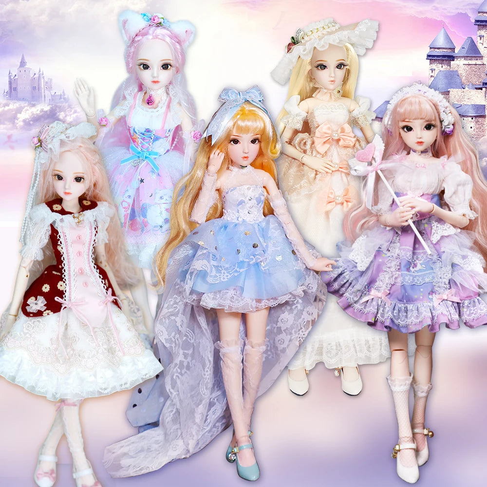 DBS 1/4 BJD DQ doll Diary Queen 45cm princess including clothes diary and handset