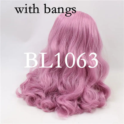 DBS blyth doll icy wig rbl scalp and dome for customized doll diy accessories anime white skin blue hair tan skin dark skin