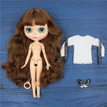 ICY DBS Blyth Doll combination doll with clothes shoes matte face shiny face 1/6 bjd 30cm anime toy girls gift