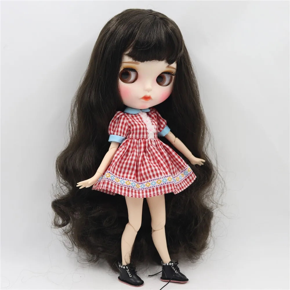 ICY DBS Blyth Doll 1/6 toy bjd matte face customized face joint body custom doll 30cm girls gift anime
