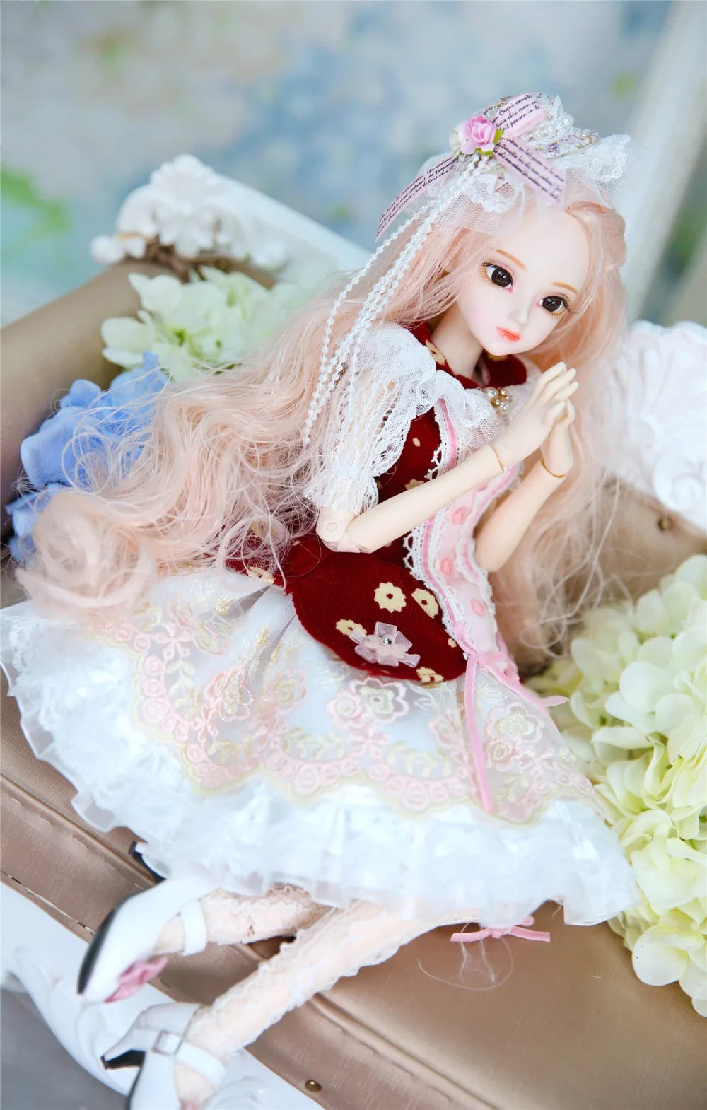 DBS 1/4 BJD DQ doll Diary Queen 45cm princess including clothes diary and handset