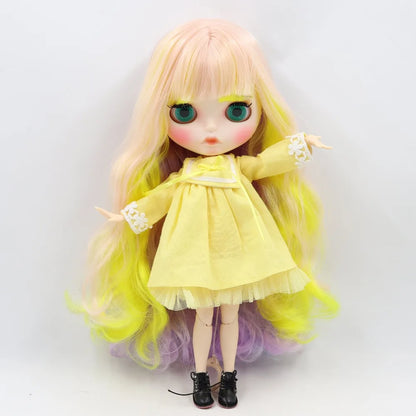 ICY DBS Blyth Doll 1/6 toy bjd matte face customized face joint body custom doll 30cm girls gift anime