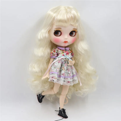 ICY DBS Blyth Doll 1/6 toy bjd matte face customized face joint body custom doll 30cm girls gift anime