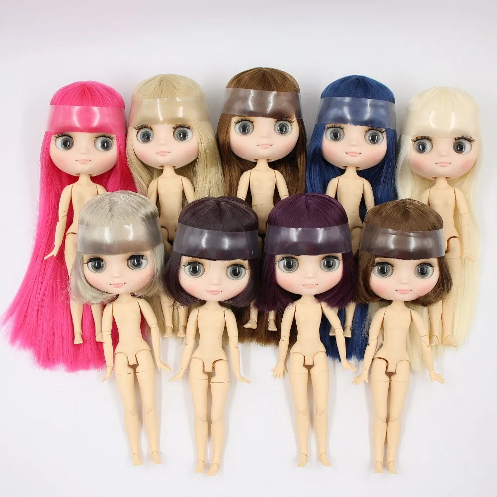 DBS blyth middie doll 1/8 TOY anime joint body short hair straight hair special offer nude doll 20cm girls gift