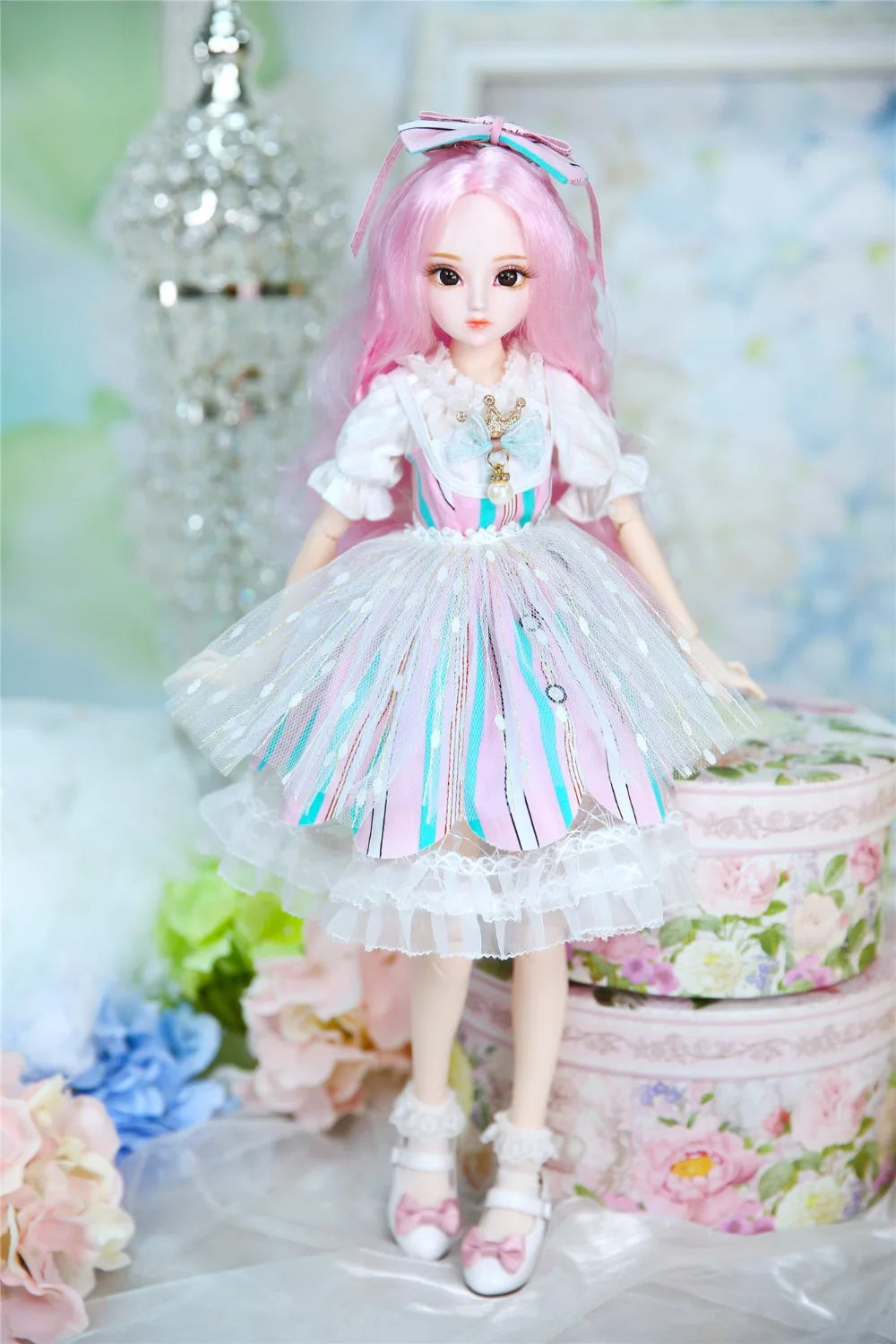 DBS 1/4 BJD DQ doll Diary Queen 45cm princess including clothes diary and handset