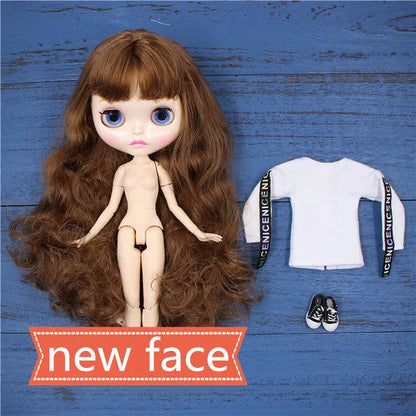 ICY DBS Blyth Doll combination doll with clothes shoes matte face shiny face 1/6 bjd 30cm anime toy girls gift