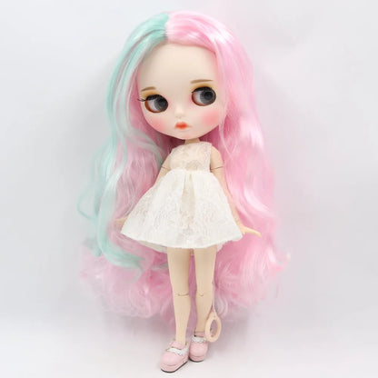 ICY DBS Blyth Doll 1/6 toy bjd matte face customized face joint body custom doll 30cm girls gift anime