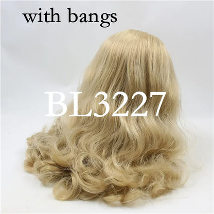 DBS blyth doll icy wig rbl scalp and dome for customized doll diy accessories anime white skin blue hair tan skin dark skin