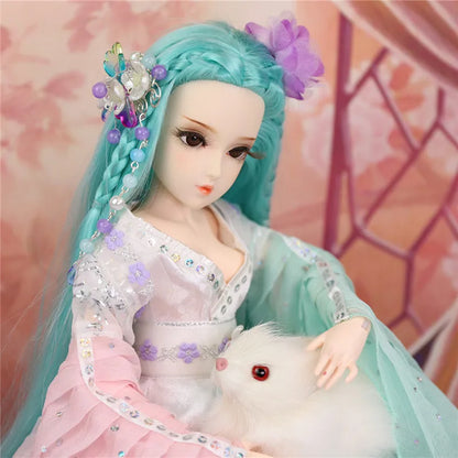 DBS 1/4 BJD DQ doll Diary Queen 45cm princess including clothes diary and handset