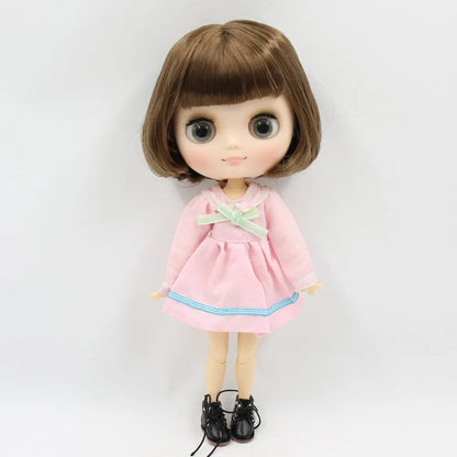 DBS blyth middie doll 1/8 TOY anime joint body short hair straight hair special offer nude doll 20cm girls gift