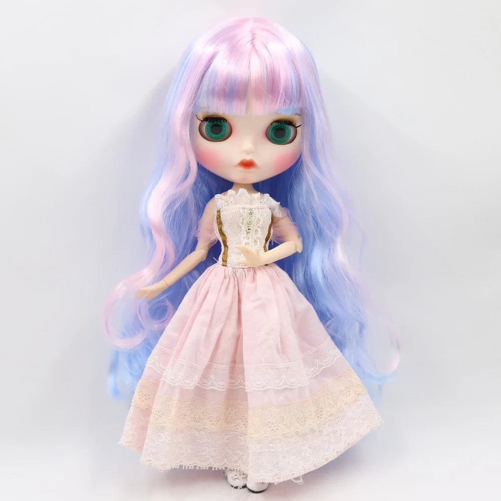 ICY DBS Blyth Doll 1/6 toy bjd matte face customized face joint body custom doll 30cm girls gift anime