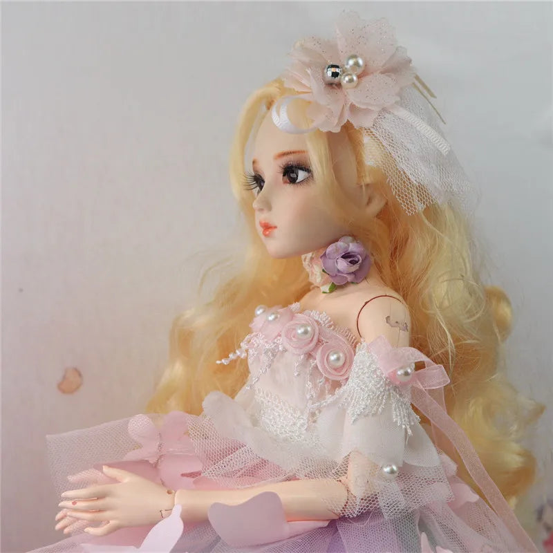 DBS 1/4 BJD DQ doll Diary Queen 45cm princess including clothes diary and handset