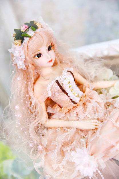 DBS 1/4 BJD DQ doll Diary Queen 45cm princess including clothes diary and handset