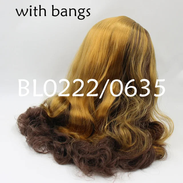 DBS blyth doll icy wig only rbl scalp and dome hair for custom DIY anime mix hair blonde hair white skin tan skin dark skin toy