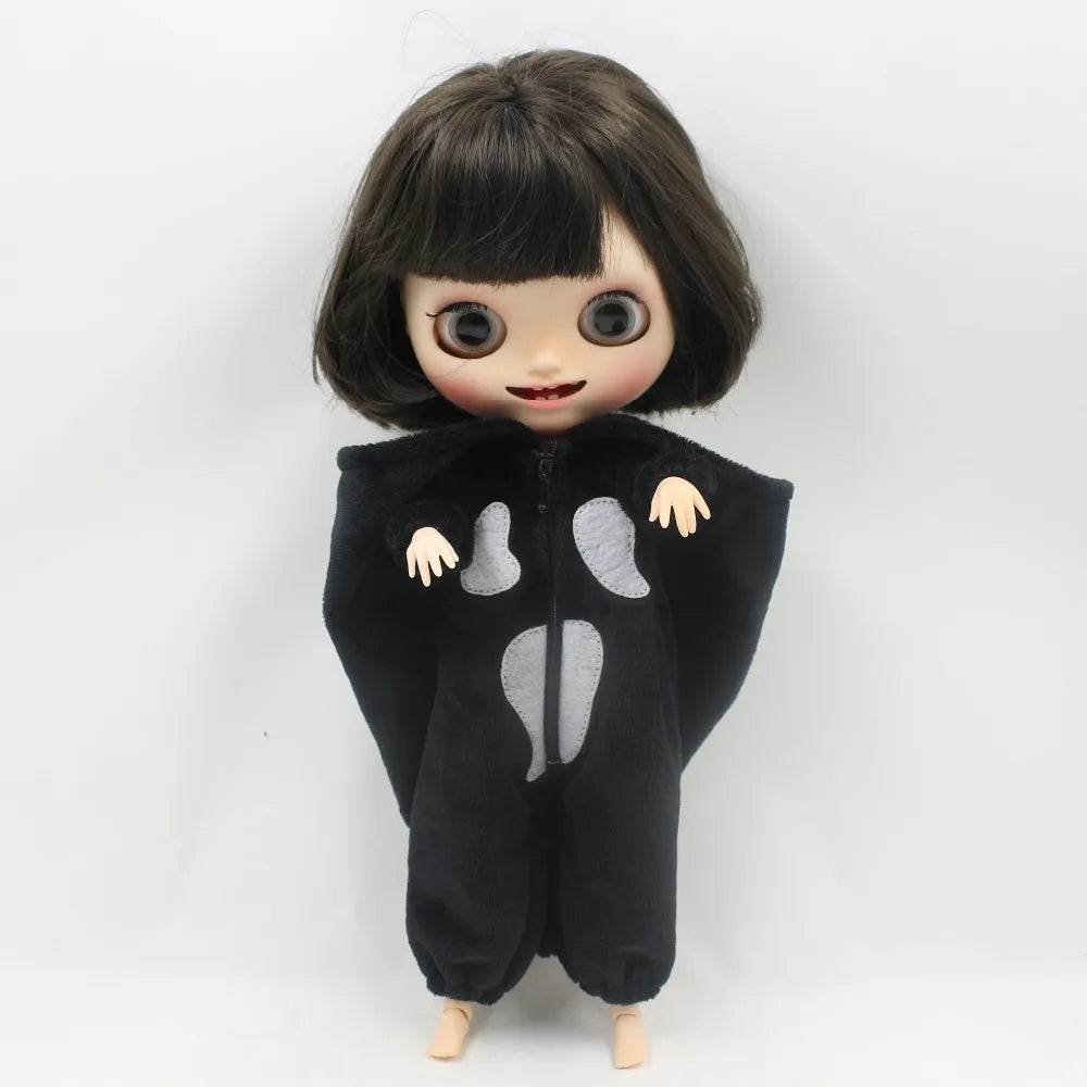 ICY DBS Blyth doll licca body happy halloween devil ghost dress bat hat outfit