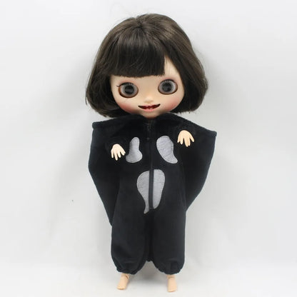 ICY DBS Blyth doll licca body happy halloween devil ghost dress bat hat outfit