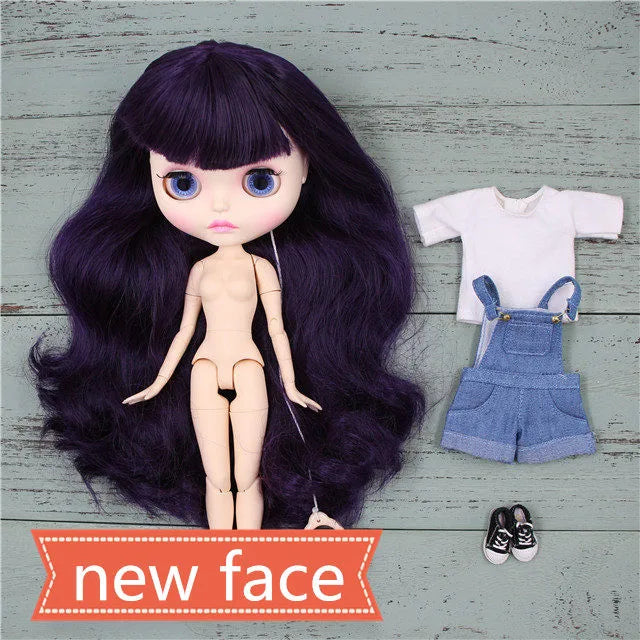 ICY DBS Blyth Doll combination doll with clothes shoes matte face shiny face 1/6 bjd 30cm anime toy girls gift