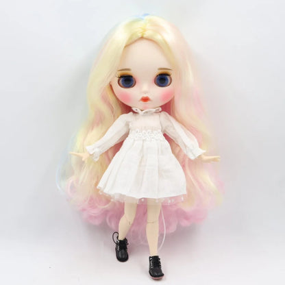 ICY DBS Blyth Doll 1/6 toy bjd matte face customized face joint body custom doll 30cm girls gift anime