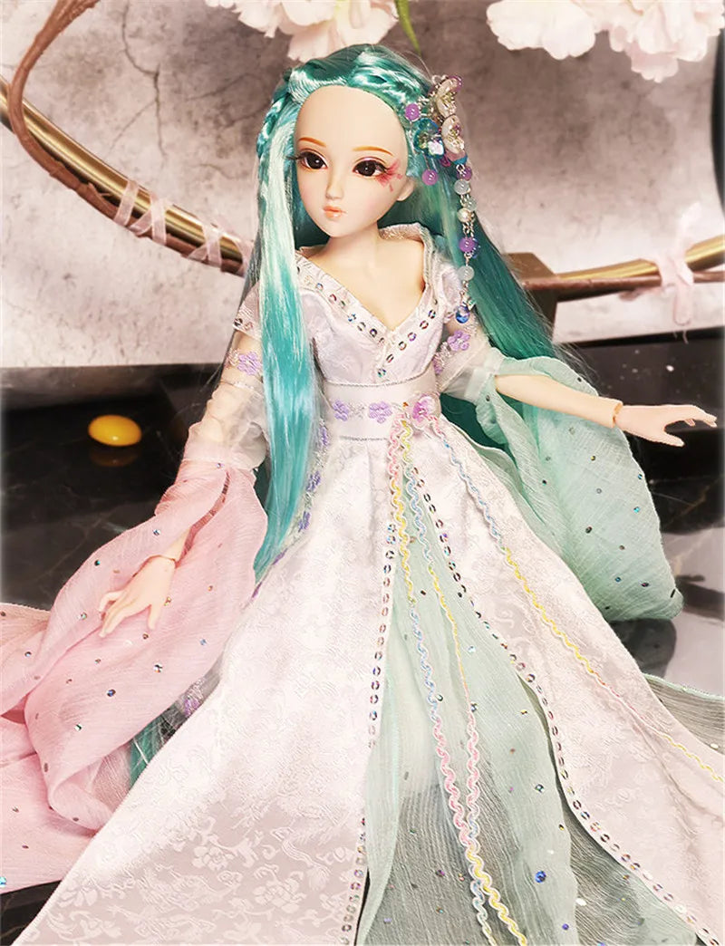 DBS 1/4 BJD DQ doll Diary Queen 45cm princess including clothes diary and handset
