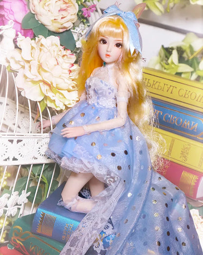 DBS 1/4 BJD DQ doll Diary Queen 45cm princess including clothes diary and handset