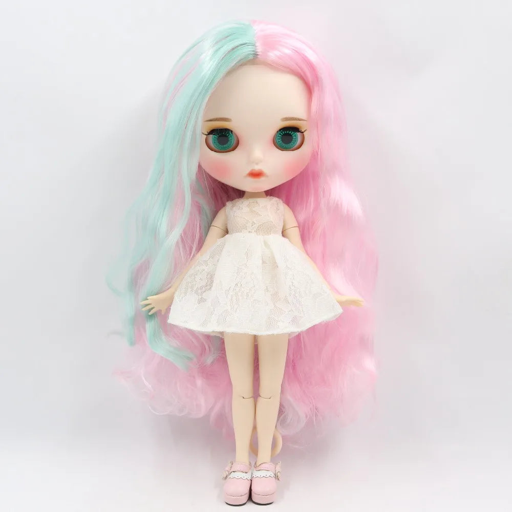ICY DBS Blyth Doll 1/6 toy bjd matte face customized face joint body custom doll 30cm girls gift anime