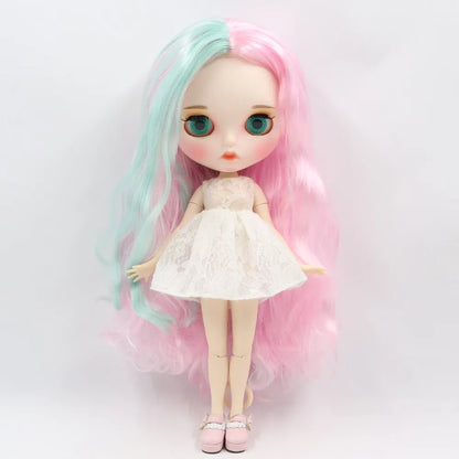 ICY DBS Blyth Doll 1/6 toy bjd matte face customized face joint body custom doll 30cm girls gift anime