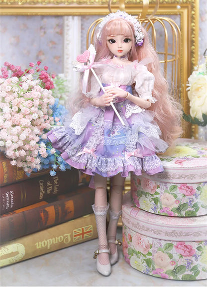 DBS 1/4 BJD DQ doll Diary Queen 45cm princess including clothes diary and handset