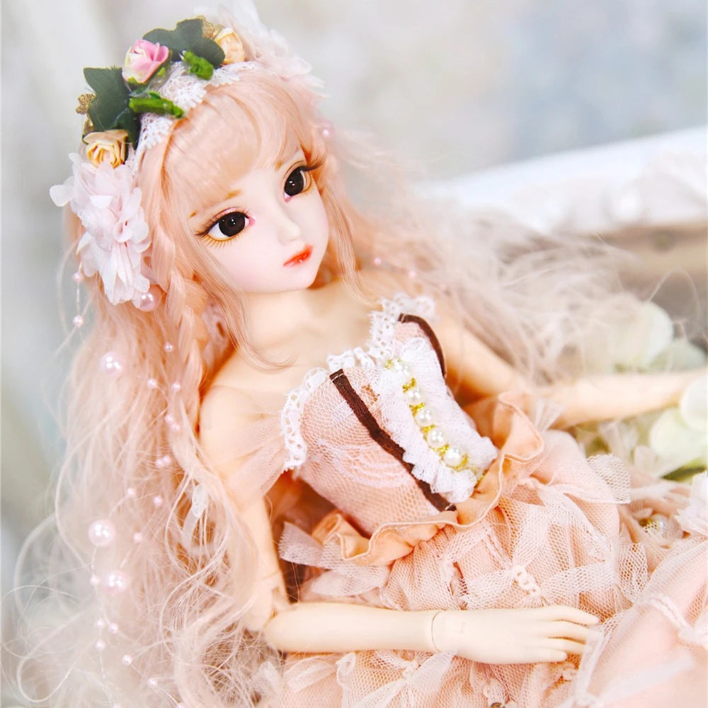 DBS 1/4 BJD DQ doll Diary Queen 45cm princess including clothes diary and handset