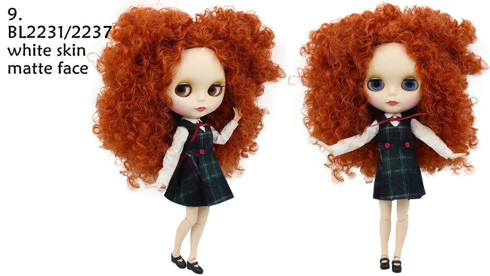 ICY DBS Blyth Doll combination doll with clothes shoes matte face shiny face 1/6 bjd 30cm anime toy girls gift