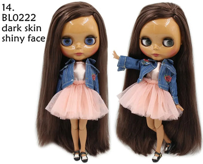 ICY DBS Blyth Doll combination doll with clothes shoes matte face shiny face 1/6 bjd 30cm anime toy girls gift