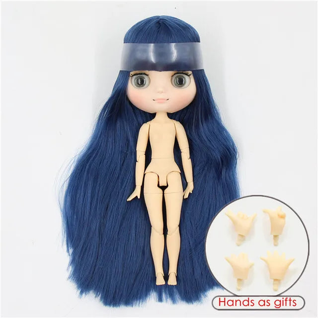 DBS blyth middie doll 1/8 TOY anime joint body short hair straight hair special offer nude doll 20cm girls gift