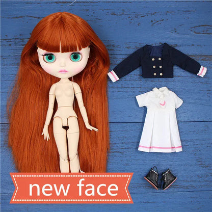 ICY DBS Blyth Doll combination doll with clothes shoes matte face shiny face 1/6 bjd 30cm anime toy girls gift